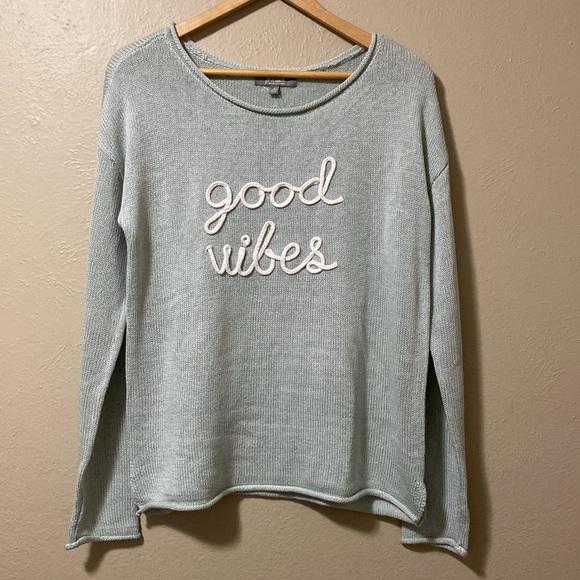 MARLED Good Vibes Knit Long Sleeve Oversized Sweater (Size M) - Picture 6 of 16